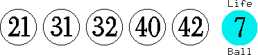 21 31 32 40 42 (07)