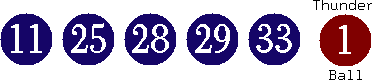 11 25 28 29 33 (01)