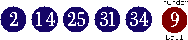 02 14 25 31 34 (09)