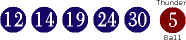 12 14 19 24 30 (05)