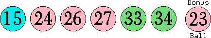 15 24 26 27 33 34 (23)