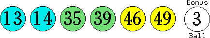 13 14 35 39 46 49 (03)
