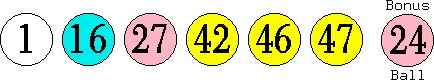 01 16 27 42 46 47 (24)